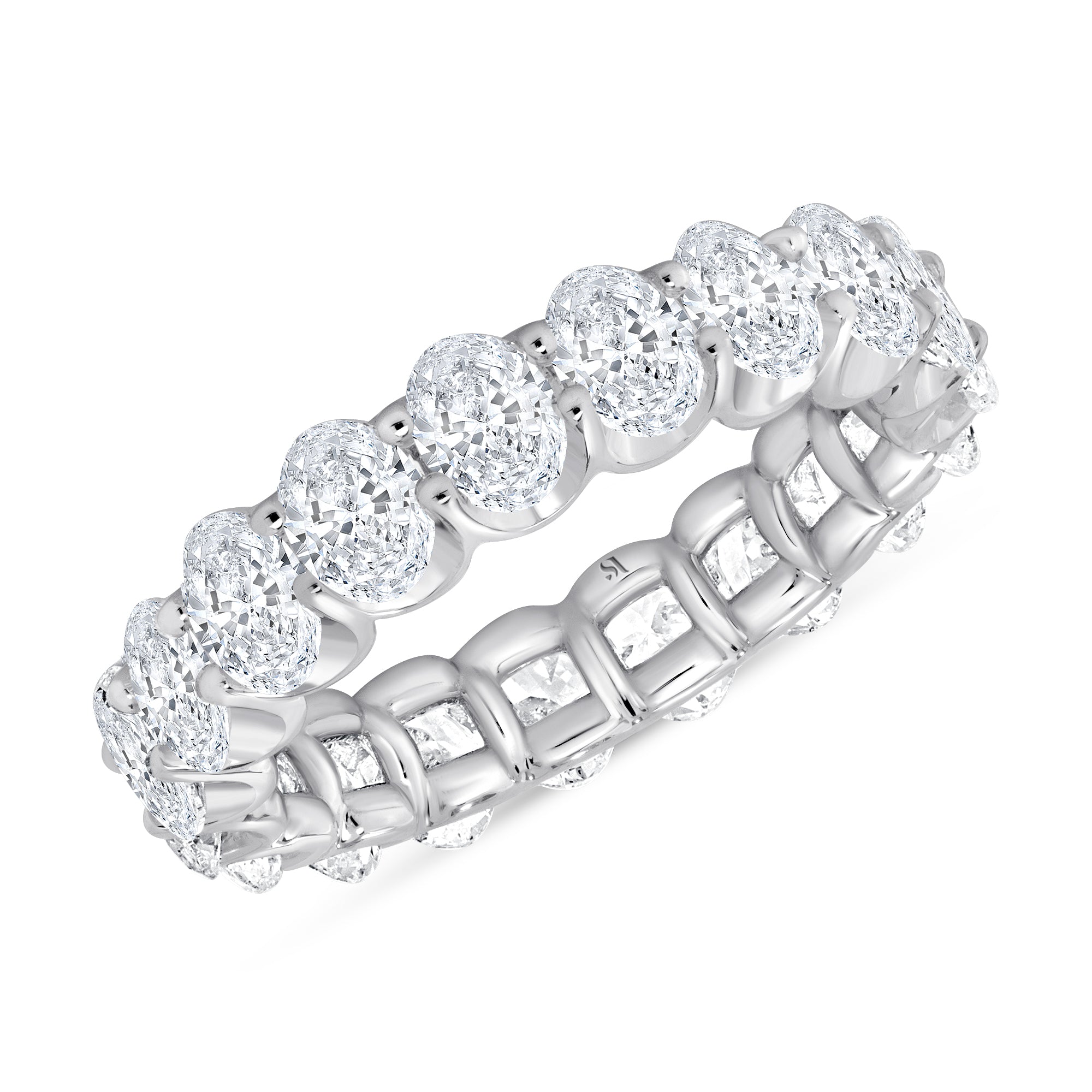 Diamond Oval Eternity Band – Sabrina A Jewelry