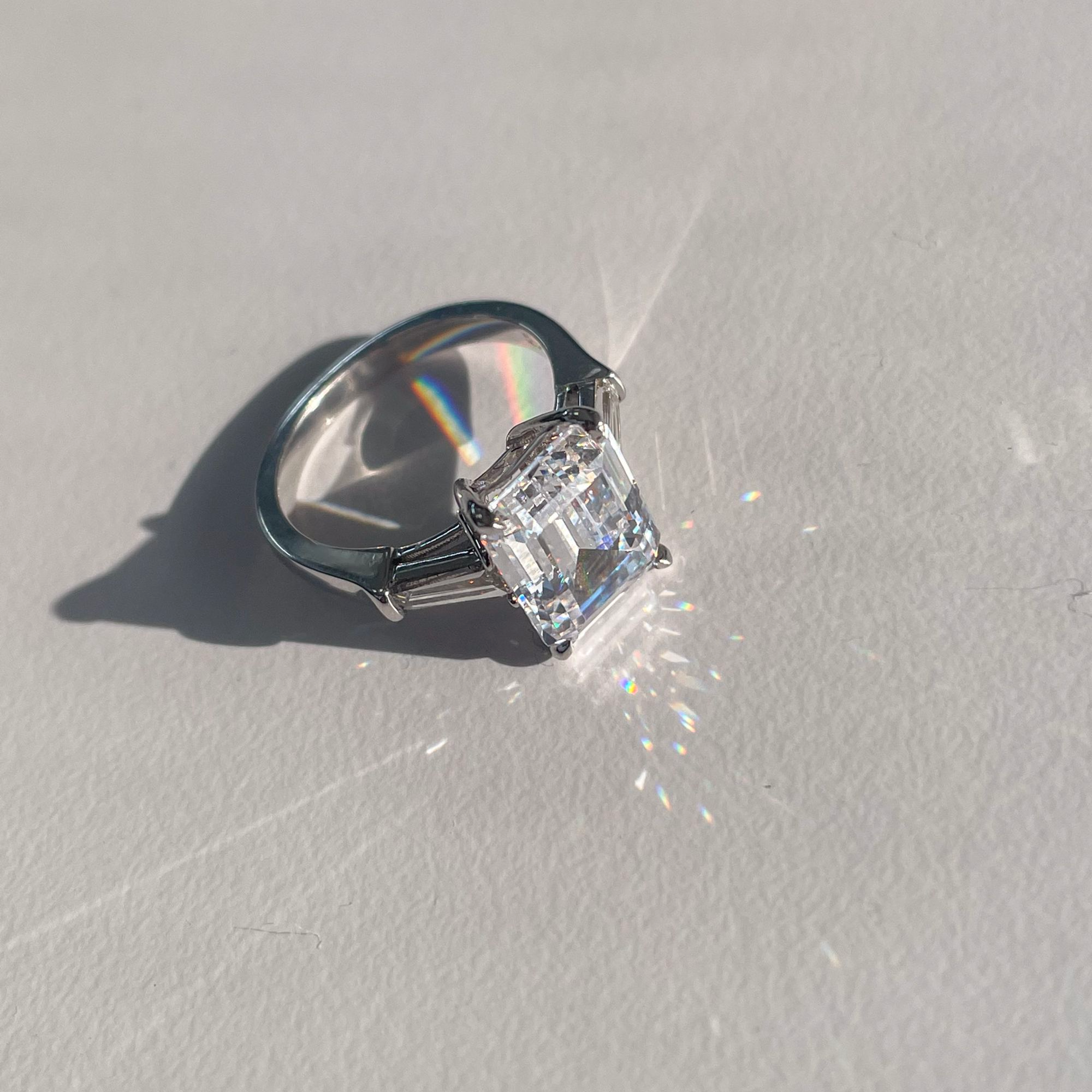 Engagement Ring Hacks: Elevating Your Center Stone with Trapezoid Diamonds