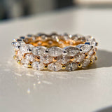 1.60ct Marquise Shaped 18k Gold Eternity Ring