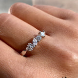 Fancy Shapes Diamond Ring 18k Gold - Sabrina A Jewelry