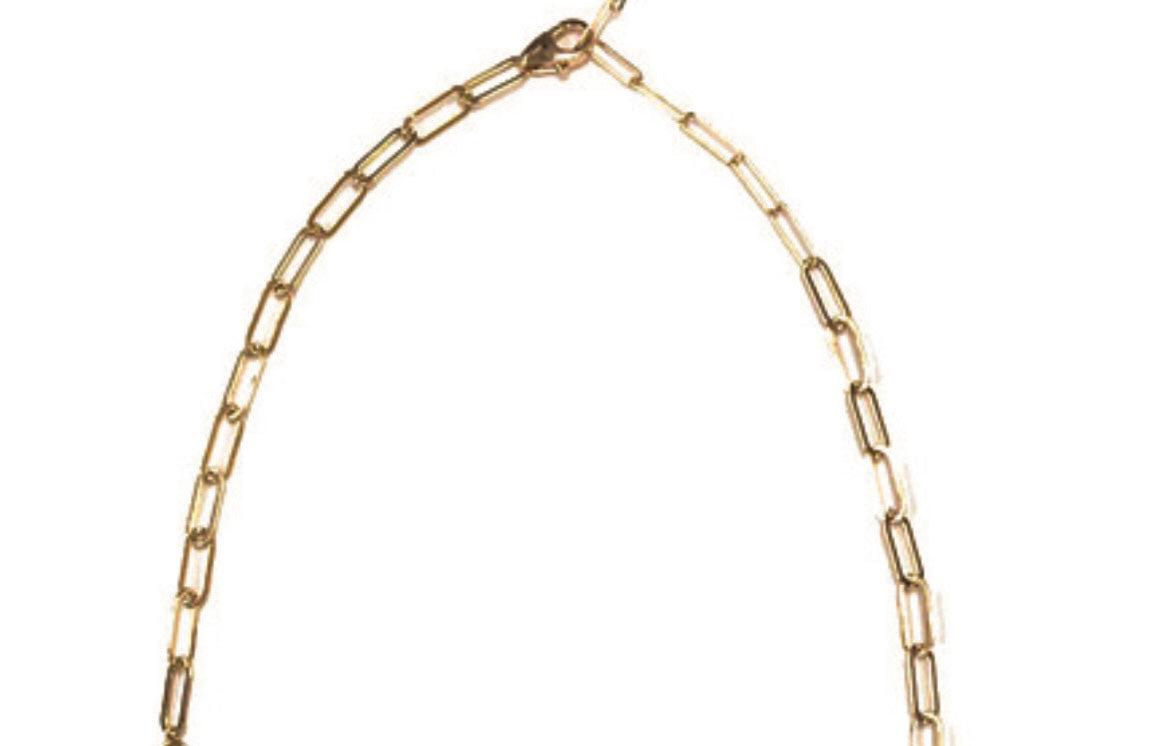 Two-Tone Diamond Tennis Necklace