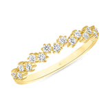 Buoyant Yellow Gold Diamond Ring