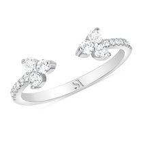 18k Open Diamond Band 