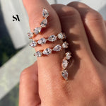 Diamond Pear Shape Ring