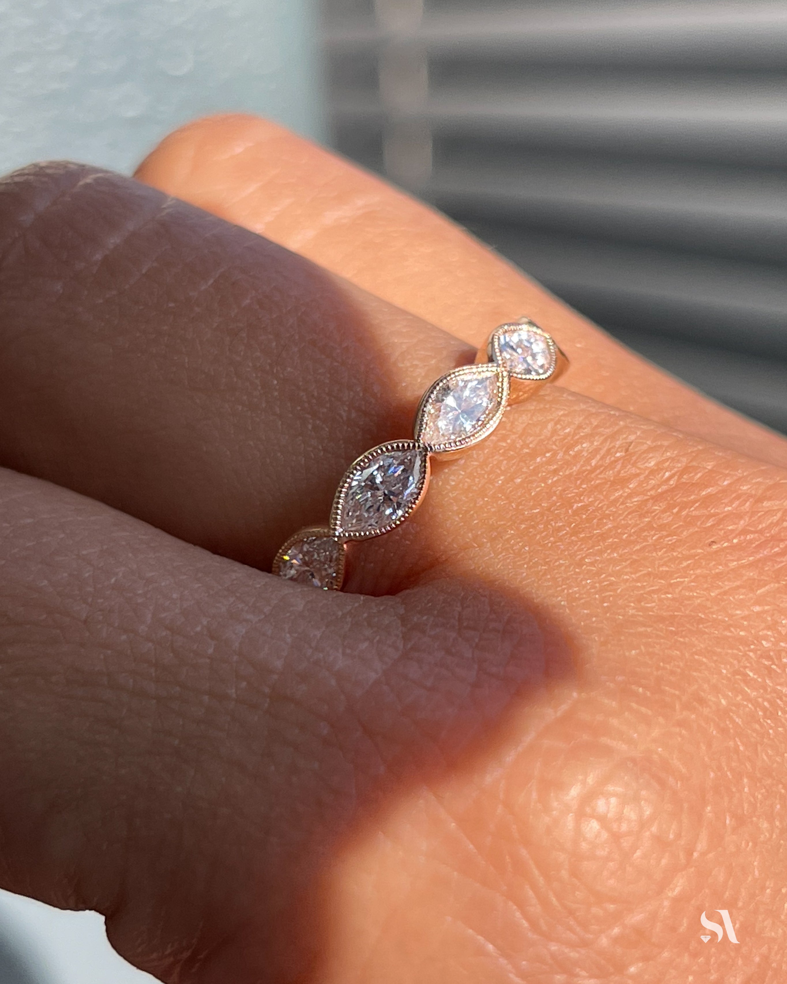 Bezel Best Eternity Ring Bezel Set Eternity Band – Sabrina A Jewelry